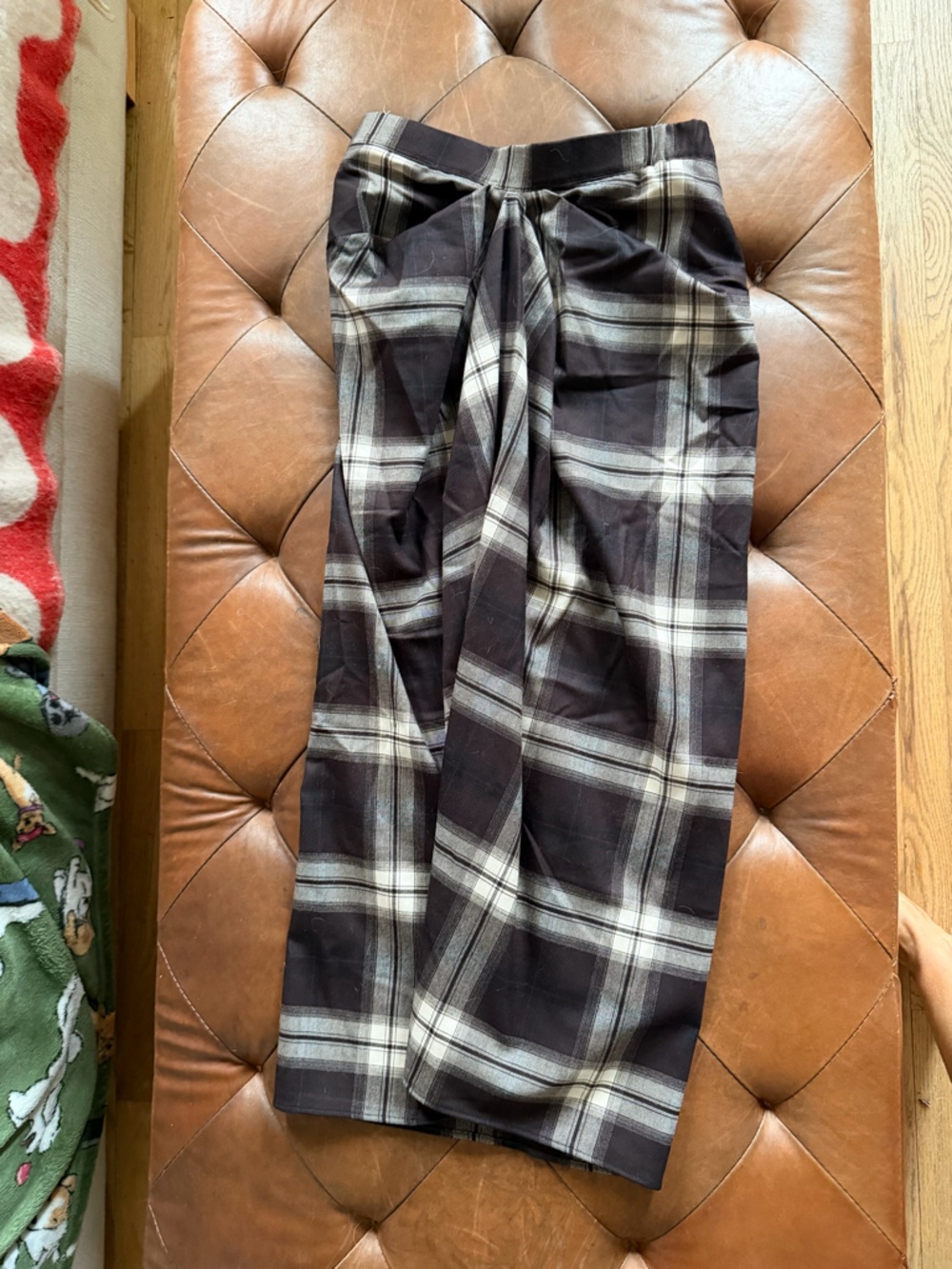 Cos Plaid Midi Skirt
